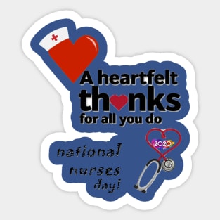 National Nurses T-Shirt Sticker